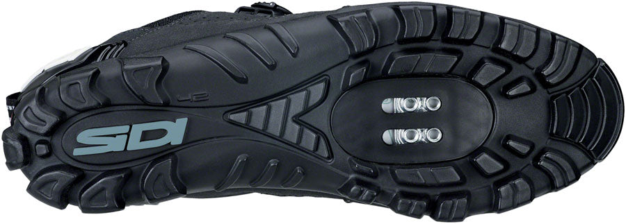 SIDI Turbo Mountain Clipless Shoes - Men's, Black/Black, 44 - Mountain Shoes - Turbo Mountain Clipless Shoes - Men's, Black/Black