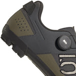 Five Ten Kestrel BOA Mountain Clipless Shoes - Men's, Gray Six/Silver Pebble/Olive Strata, 8.5 - Mountain Shoes - Kestrel BOA Mountain Clipless Shoes - Men's, Gray Six/Silver Pebble/Olive Strata
