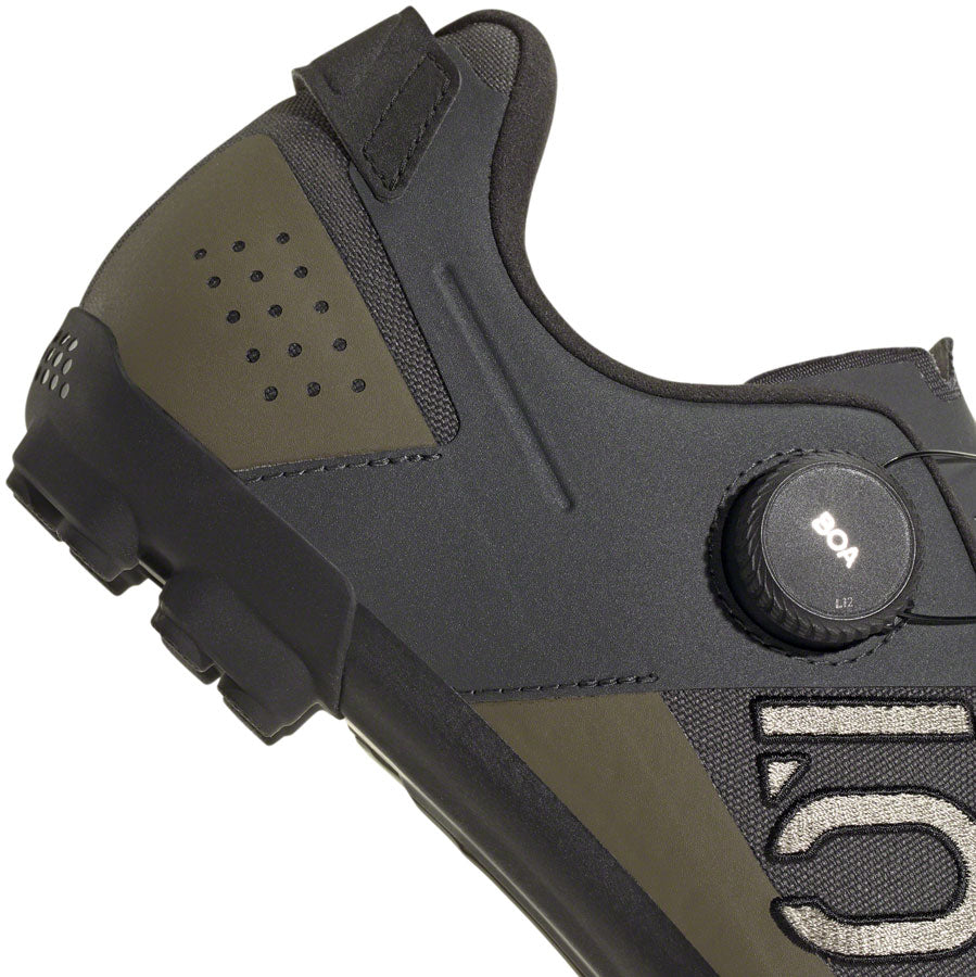 Five Ten Kestrel BOA Mountain Clipless Shoes - Men's, Gray Six/Silver Pebble/Olive Strata, 9 - Mountain Shoes - Kestrel BOA Mountain Clipless Shoes - Men's, Gray Six/Silver Pebble/Olive Strata