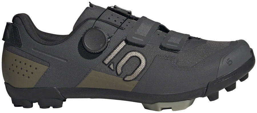 Five Ten Kestrel BOA Mountain Clipless Shoes - Men's, Gray Six/Silver Pebble/Olive Strata, 9.5