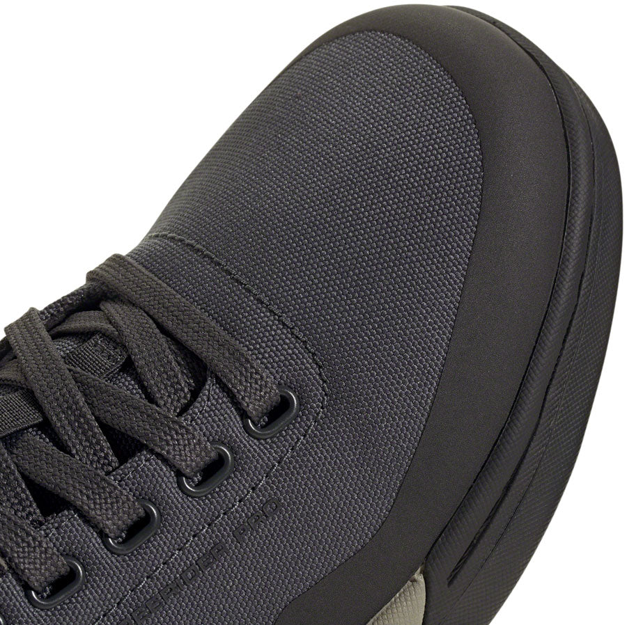 Five Ten Freerider Pro Canvas Flat Shoes - Men's, Gray Six/Silver Pebble/Core Black, 8 - Flat Shoe - Freerider Pro Canvas Flat Shoes - Men's, Gray Six/Silver Pebble/Core Black