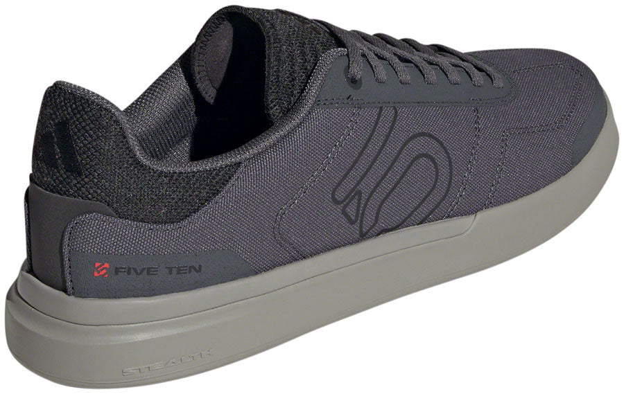 Five Ten Sleuth DLX Canvas Flat Shoes - Men's, Gray Six/Core Black/Olive Strata, 12.5 - Flat Shoe - Sleuth DLX Canvas Flat Shoes - Gray Six/Core Black/Olive Strata