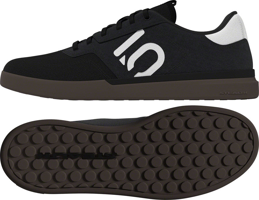 Five Ten Sleuth Canvas Flat Shoes - Men's, Core Black/Core Black/FTWR White, 10.5 MPN: IH0825-10- UPC: 197611044667 Flat Shoe Sleuth Canvas Flat Shoes - Core Black/Core Black/FTWR White