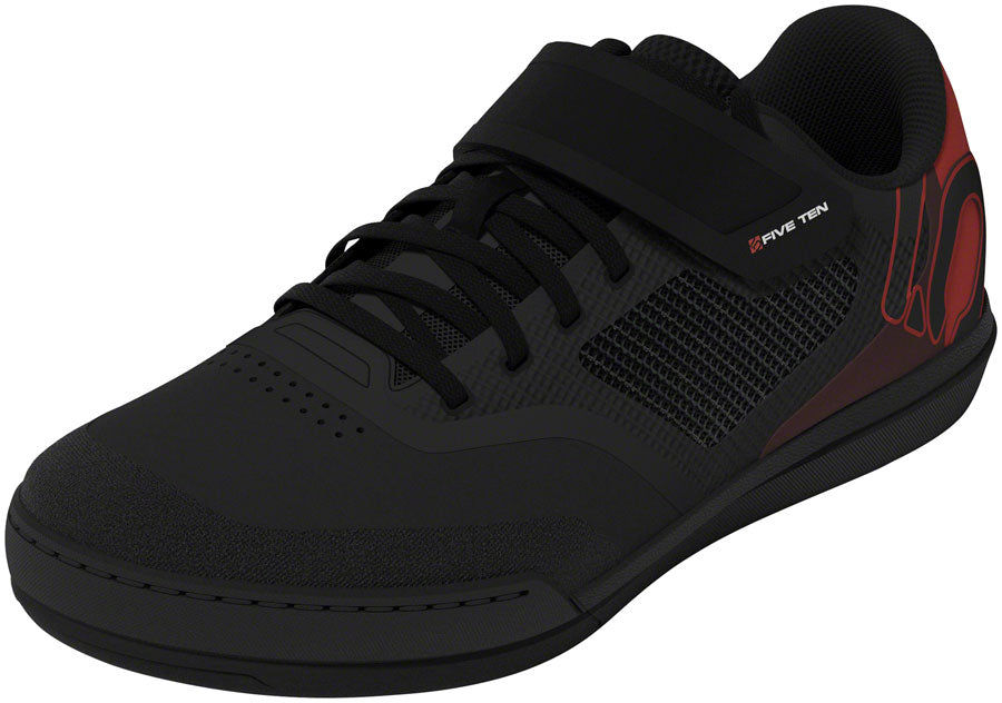 Five Ten Hellcat Pro Mountain Clipless Shoes - Men's, Core Black/Core Black/Red, 11 MPN: IH0827-11 UPC: 197611060063 Mountain Shoes Hellcat Pro Mountain Clipless Shoes - Men's, Core Black/Core Black/Red