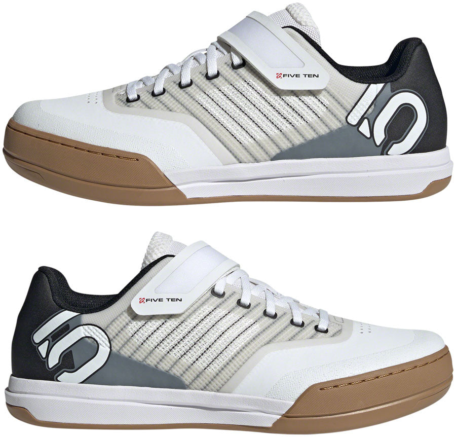 Five Ten Hellcat Pro Mountain Clipless Shoes - Men's, FTWR White/FTWR White/Core Black, 9 - Mountain Shoes - Hellcat Pro Mountain Clipless Shoes - Men's, FTWR White/FTWR White/Core Black