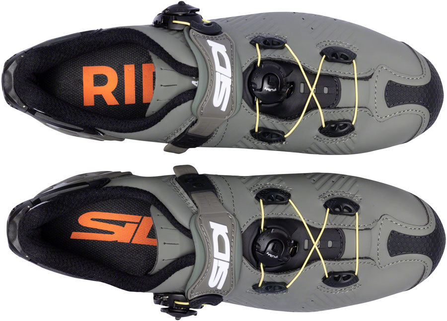 Sidi Drako 2S SRS Mountain Clipless Shoes - Men's, Military Yellow, 38.5 - Mountain Shoes - Drako 2S Mountain Clipless Shoes -  Men's, Military Yellow