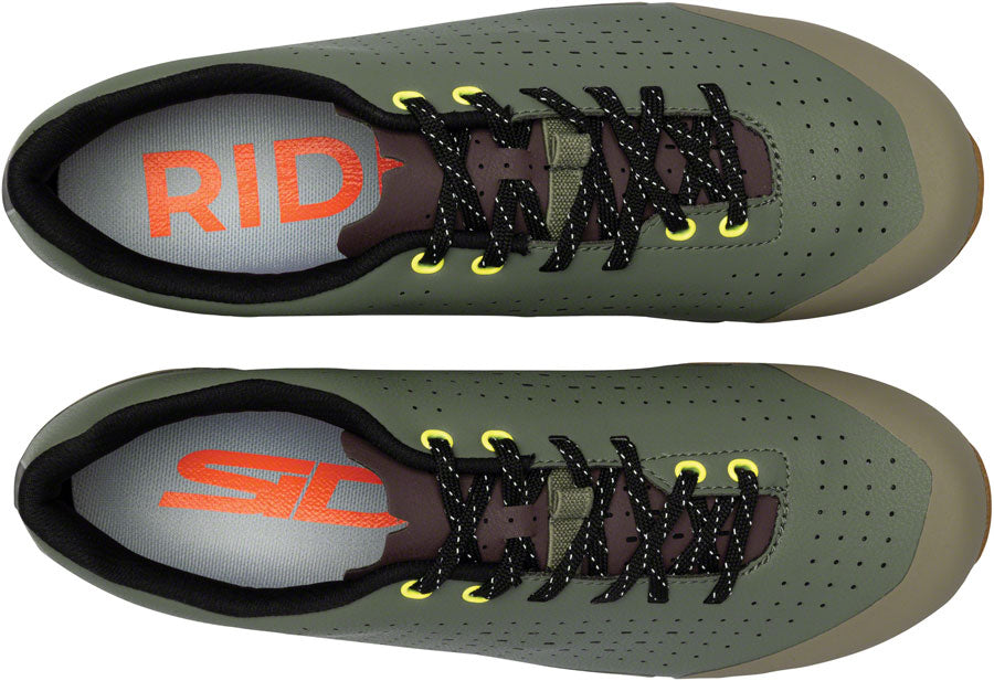 SIDI Asper Laces Gravel Shoes - Military, 44.5 MPN: 000MCASPERLACESMILITARY44.5 Mountain Shoes Asper Laces Gravel Shoes - Military Yellow