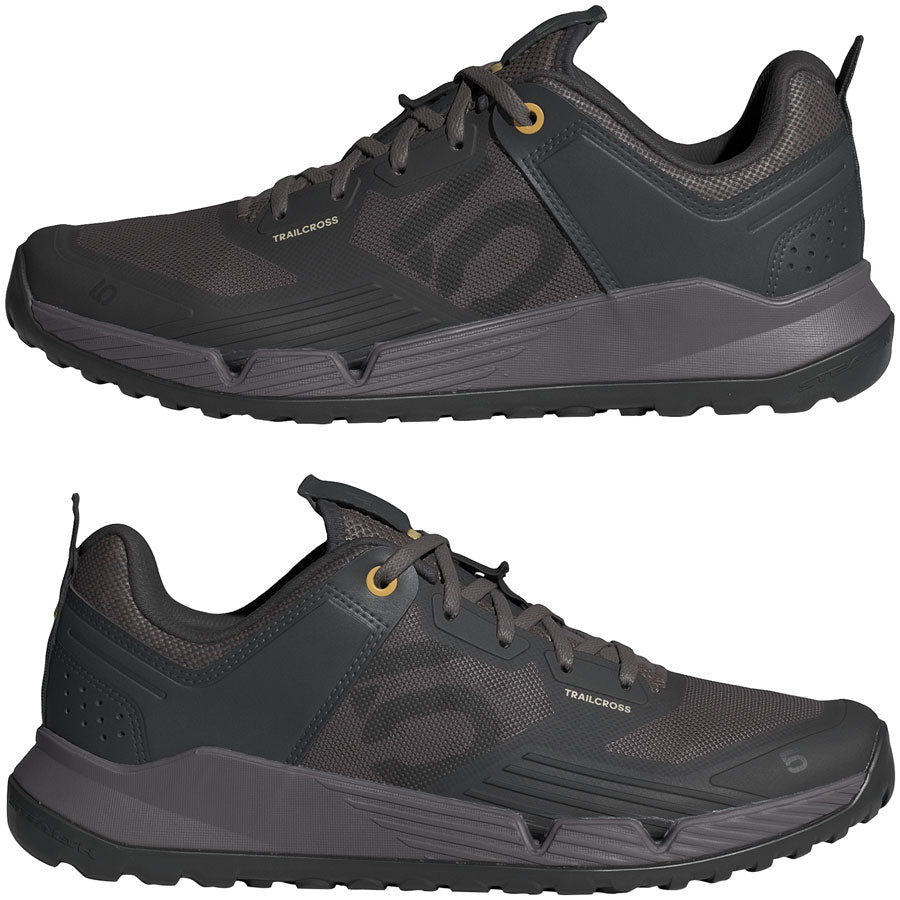 Five Ten Trailcross XT Flat Shoes - Men's, Charcoal / Carbon / Oat,  10.5 - Flat Shoe - Trailcross XT Flat Shoes - Men's, Charcoal / Carbon / Oat