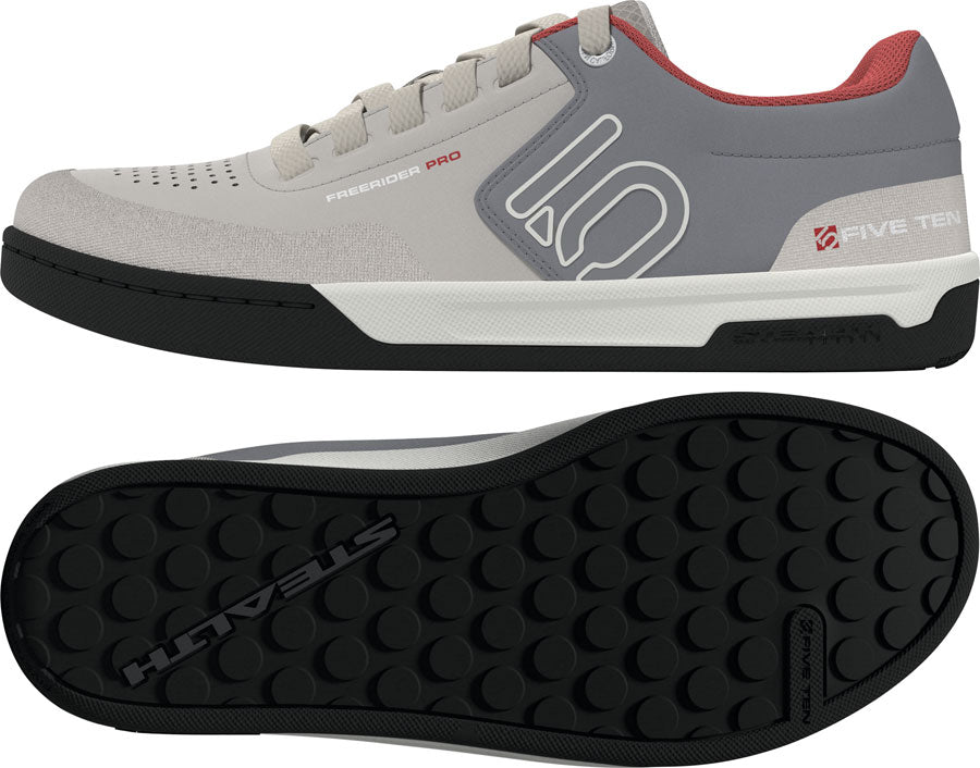 Five Ten Freerider Pro Flat Men's Shoes Alumina/Off White/Gray 3 10