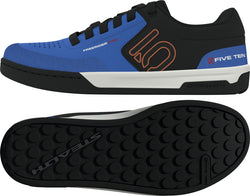 Five Ten Freerider Pro Flat Shoes - Men's, Core Black/Pure Orange/Ray Blue, 9.5 - Flat Shoe - Freerider Pro Flat Shoes - Men's, Core Black/Pure Orange/Ray Blue