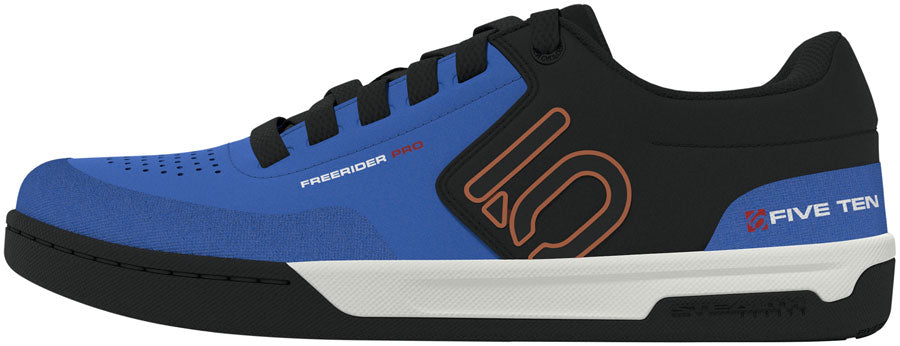 Five Ten Freerider Pro Flat Men's Shoes Core Black/Pure Orange/Ray Blue 9.5
