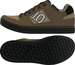 Five Ten Freerider Flat Shoes - Men's, Cardboard/Wonder Alumina/Pure Tangerine, 12 - Flat Shoe - Freerider Flat Shoes - Men's, Cardboard/Wonder Alumina/Pure Tangerine