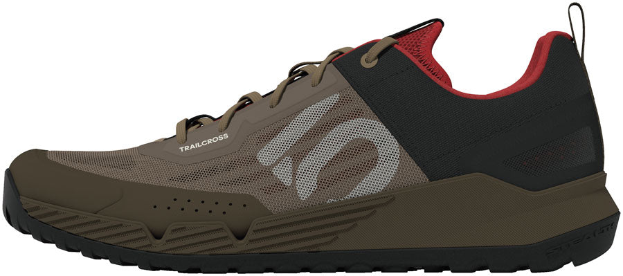 Five Ten Trailcross LT Flat Shoes - Men's, Cardboard/Off White/Core Black, 8 MPN: JQ3890-8 UPC: 197617640566 Flat Shoe Trailcross LT Flat Shoes - Men's, Cardboard/Off White/Core Black
