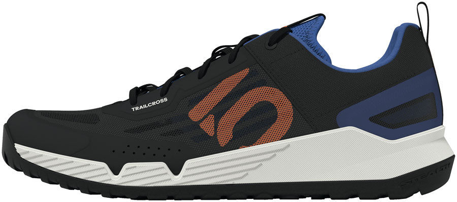 Five Ten Trailcross LT Flat Men's Shoes Core Black/Pure Orange/Ray Blue 11