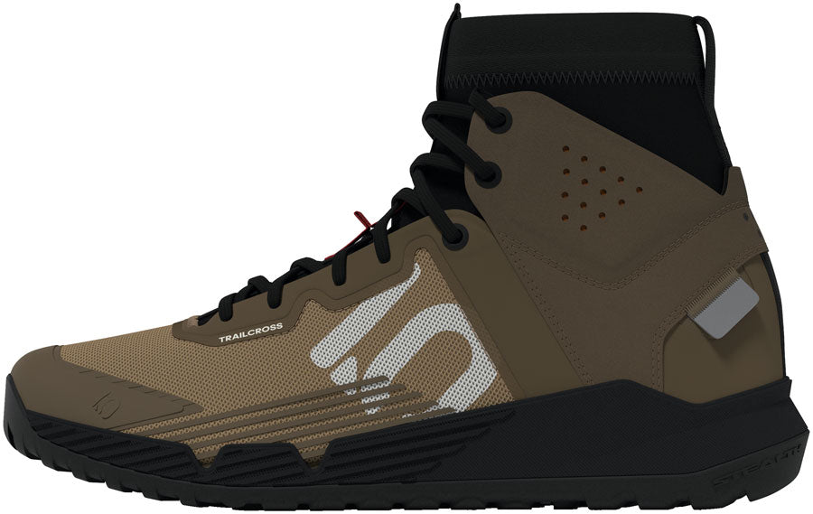 Five Ten Trailcross Mid Pro Flat Shoes - Men's, Cardboard/Off White/Core Black, 9 MPN: JQ3901-9 UPC: 197617485457 Flat Shoe Trailcross Mid Pro Flat Shoes - Men's, Cardboard/Off White/Core Black