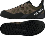 Five Ten Guidetennie Flat Shoes - Men's, Cardboard/FTWR White/Core Black, 8 - Flat Shoe - Guidetennie Flat Shoes - Men's, Cardboard/FTWR White/Core Black