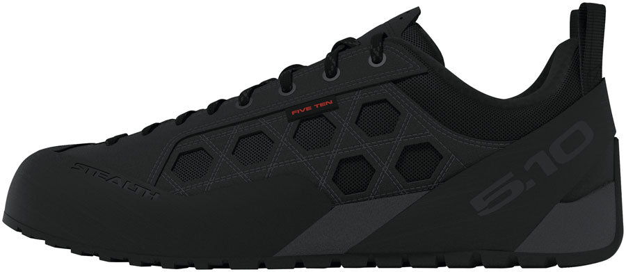 Five Ten Guide Tennie Flat Shoes - Men's, Core Black/Carbon/Core Black, 9 MPN: JR3877-9 UPC: 198320827602 Flat Shoe Guide Tennie Flat Shoes - Men's, Core Black/Carbon/Core Black