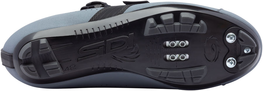 SIDI Aertis Mega MTB Clipless Shoes - Gray/Black, 48 - Mountain Shoes - Aertis Mega MTB Clipless Shoes - Gray/Black