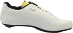 SIDI Fast 3 Road Cycling Shoe - Ice White Bright Yellow, 43 - Road Shoes - Fast 3 Road Cycling Shoe - Ice White Bright Yellow