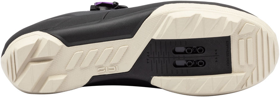 SIDI Ravix Gravel Cycling Shoe - Black Dark Sand, 42 - Mountain Shoes - Ravix Gravel Cycling Shoe - Black Dark Sand