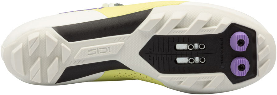 SIDI Dominator X XC Clipless Shoe - Bright Yellow, 46 - Mountain Shoes - Dominator X XC Clipless Shoe - Bright Yellow