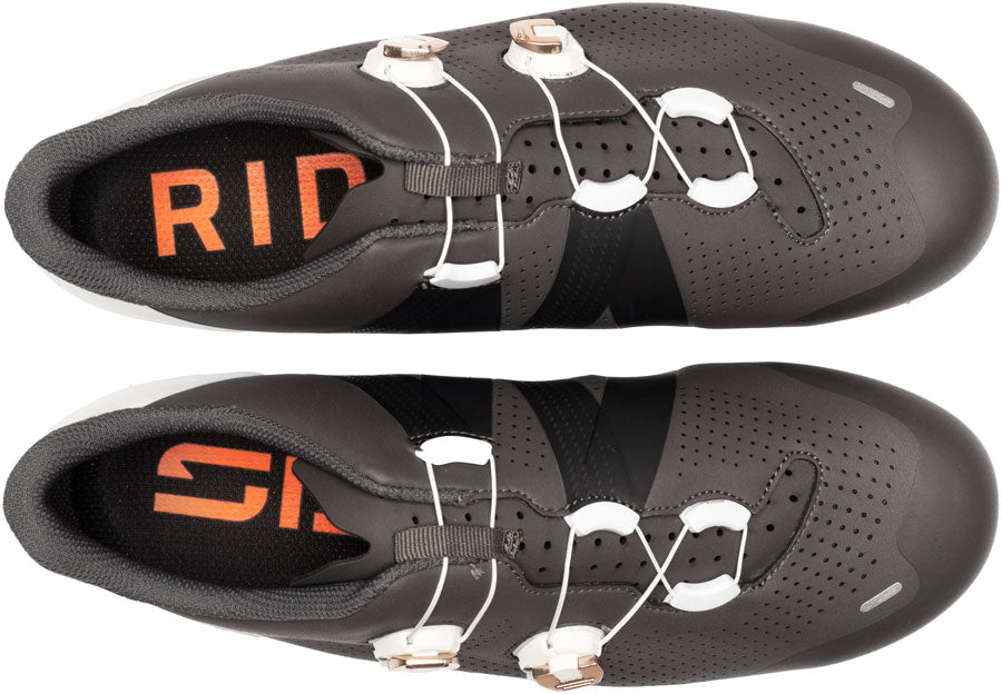 SIDI Ergo 6S Road Cycling Shoe - Anthracite White, 47 MPN: 000MCERGO6S Road Shoes Ergo 6S Road Cycling Shoe - Anthracite White