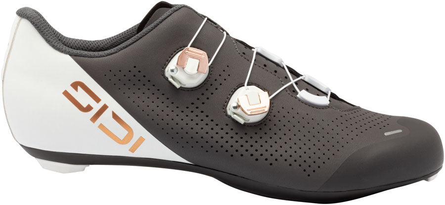 SIDI Ergo 6S Road Cycling Shoe - Anthracite White, 46 MPN: 000MCERGO6S Road Shoes Ergo 6S Road Cycling Shoe - Anthracite White