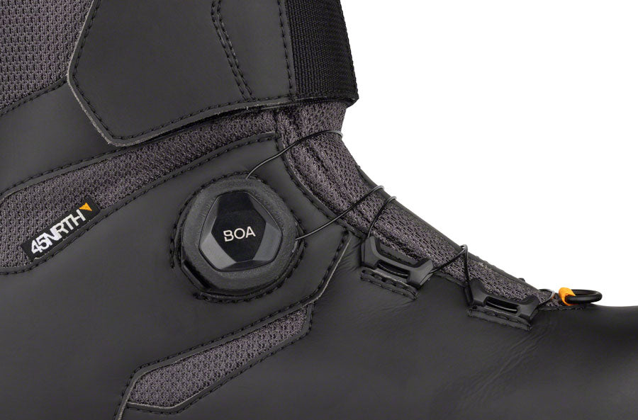 45NRTH Wolvhammer BOA Cycling Boot - Black, Size 43 - Winter / Boot - Wolvhammer BOA Cycling Boot