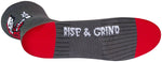 SockGuy SGX Rise and Grind Socks - 6", Gray, Small/Medium MPN: X6RISEANDGRIND UPC: 602573792728 Sock SGX Socks