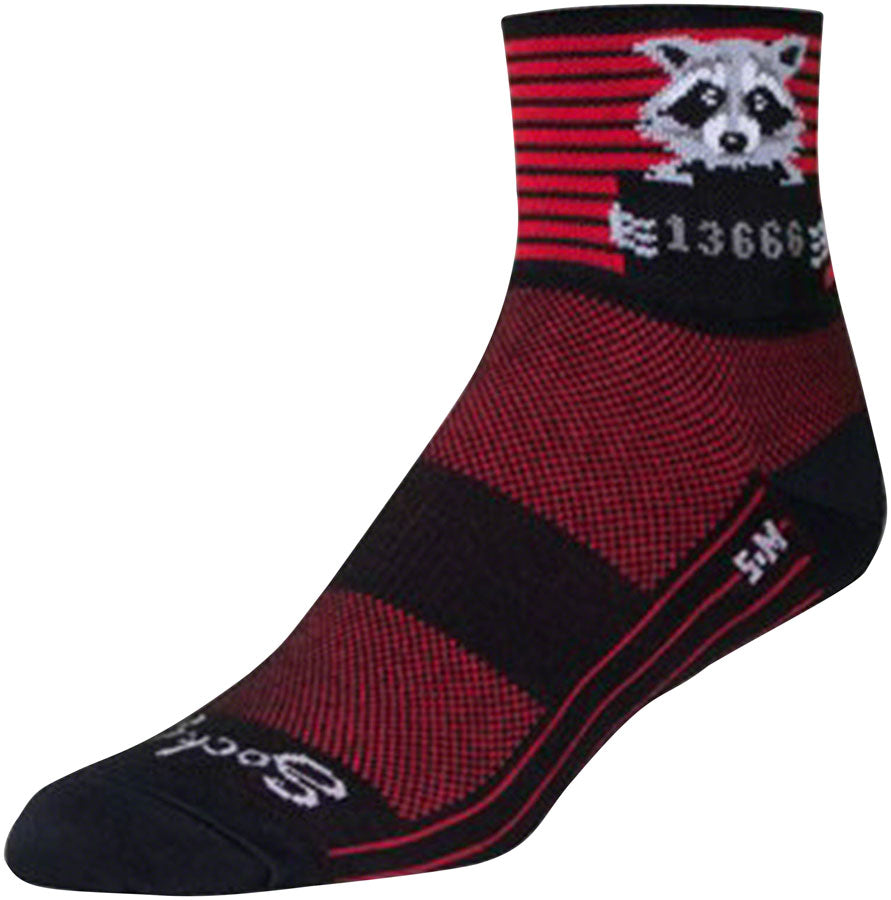 SockGuy Classic Busted Socks - 3", Black/Red Stripe, Large/X-Large MPN: BUSTED L UPC: 602573089026 Sock Classic Socks