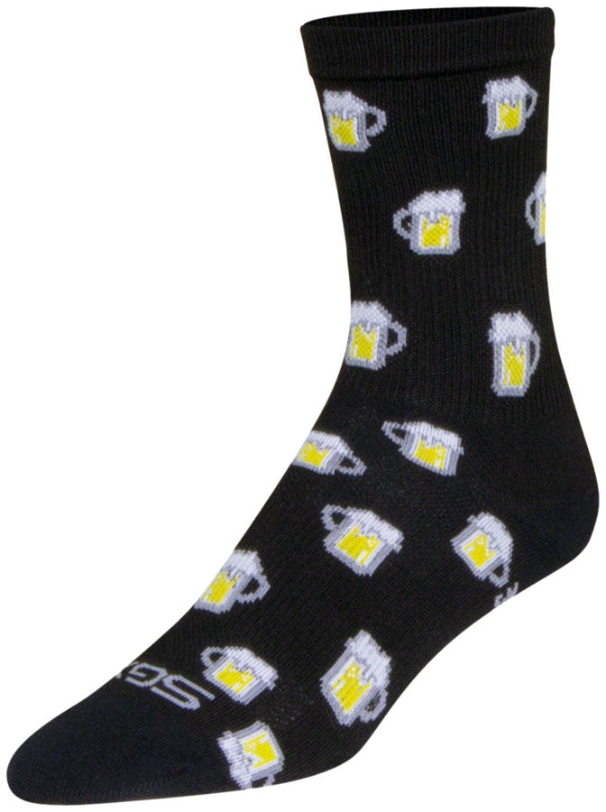 SockGuy SGX Pints Socks - 6", Black, Large/X-Large MPN: X6PINTS L UPC: 602573795781 Sock SGX Socks