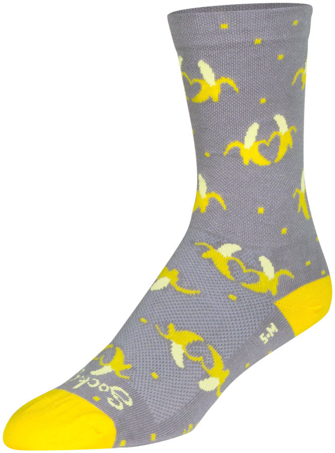 SockGuy Bananas Crew Sock - 6", Large/X-Large MPN: BANANAS L UPC: 602573794609 Sock Crew Socks