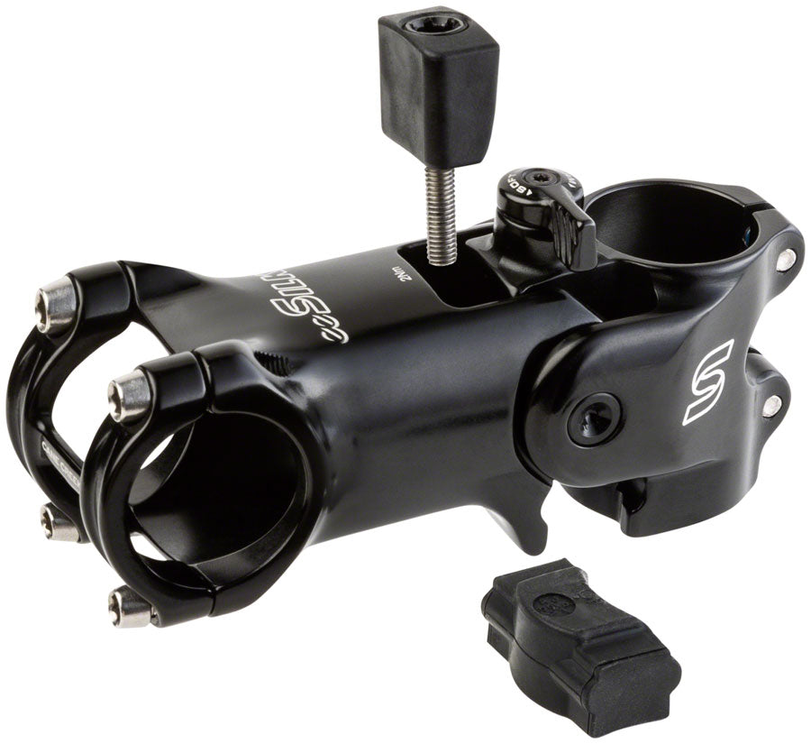 Cane Creek eeSilk CS Stem - 100mm, 31.8mm, -6, 1 1/8", Alloy, Black - Stems - eeSilk CS Stem