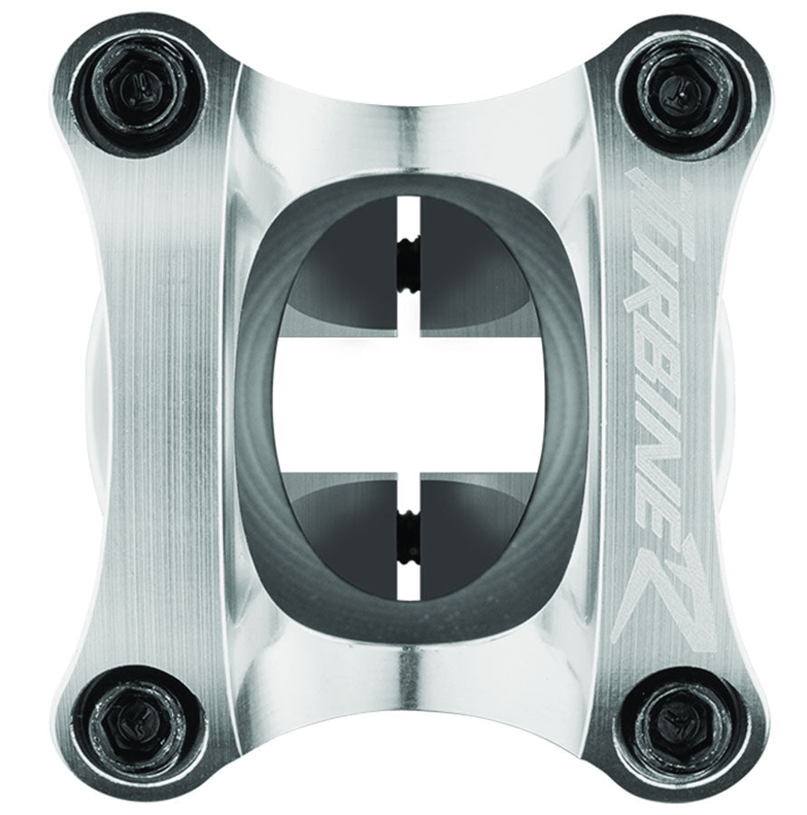 RaceFace Turbine R 35 Stem - 40mm, 35mm Clamp, +/-0, 1 1/8", Silver MPN: ST17TURR3540X0SLVR UPC: 821973378091 Stems Turbine R 35 Stem