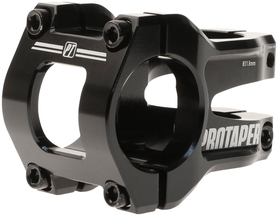 ProTaper Vice Trail Stem - 30mm, 31.8mm Clamp, +/-0, 1 1/8", Aluminum, Black - Stems - Vice Stem