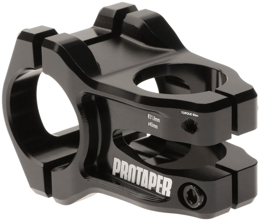 ProTaper Vice Trail Stem - 40mm, 31.8mm Clamp, +/-0, 1 1/8", Aluminum, Black MPN: 306-41444-A040 UPC: 844171010402 Stems Vice Stem
