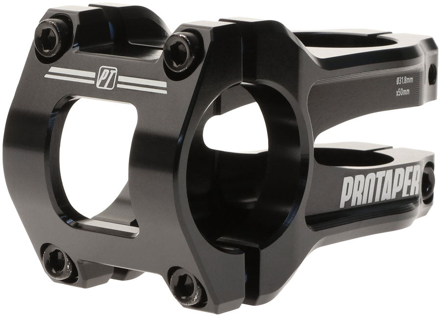ProTaper Vice Trail Stem - 50mm, 31.8mm Clamp, +/-0, 1 1/8", Aluminum, Black - Stems - Vice Stem