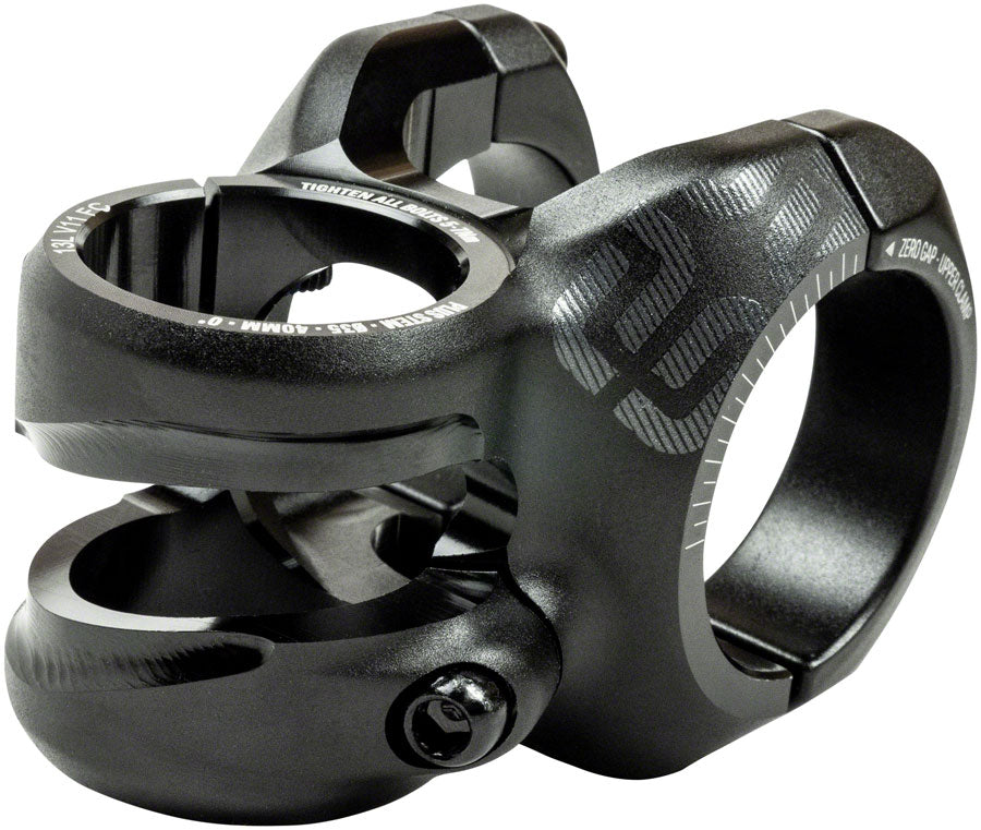 e*thirteen Plus 35 Stem - 40mm, 35mm Clamp, Black Stems Bar Clamp
