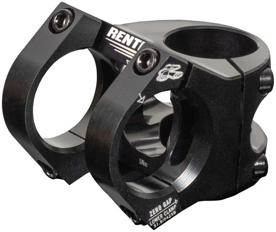 Renthal Apex Stem - 40mm, 31.8 Clamp, +/-5, 1 1/8", Aluminum, Black/Black MPN: STM124-01-005-01 UPC: 765442165181 Stems Apex V2 Stem