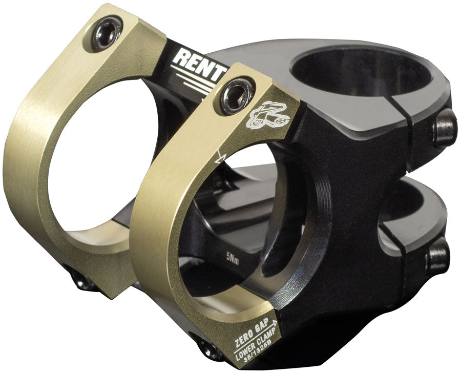 Renthal Apex 35 Stem - 50mm, 35 Clamp, +/-5, 1 1/8", Aluminum, Black/Gold MPN: STM128-02-005-01 UPC: 765442165235 Stems Apex V2 Stem