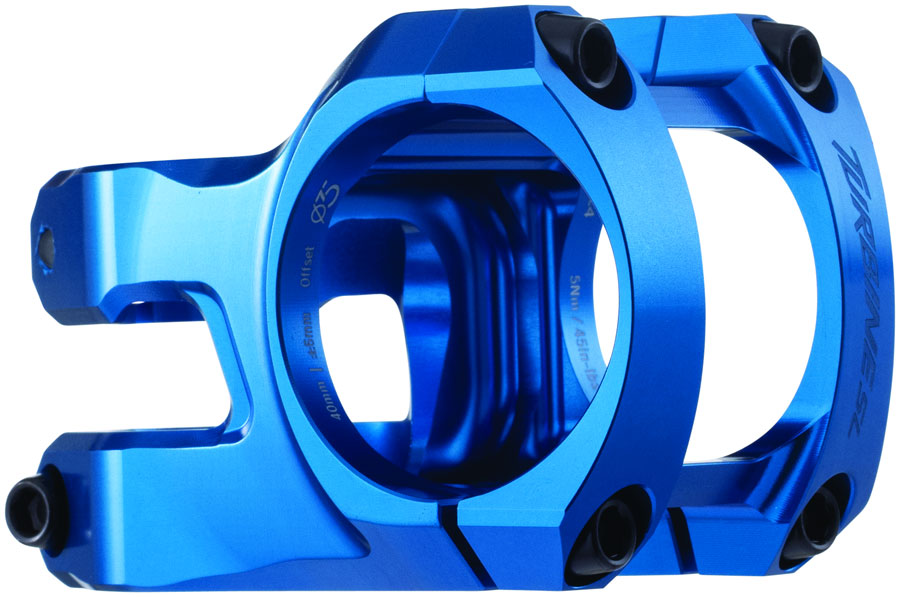 RaceFace Turbine SL Stem - 40mm, 35mm Clamp, +/-6, 1 1/8", Blue - Stems - Turbine SL Stem