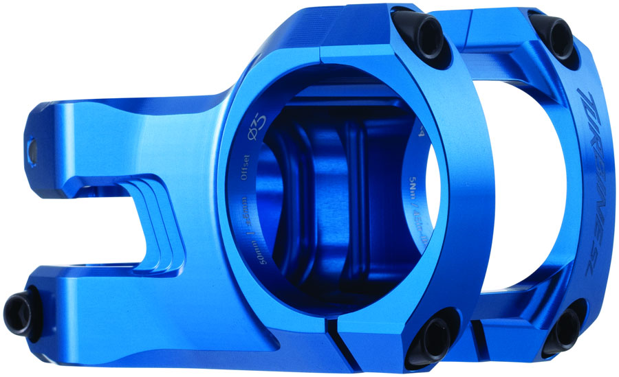 RaceFace Turbine SL Stem - 50mm, 35mm Clamp, +/-6, 1 1/8", Blue - Stems - Turbine SL Stem
