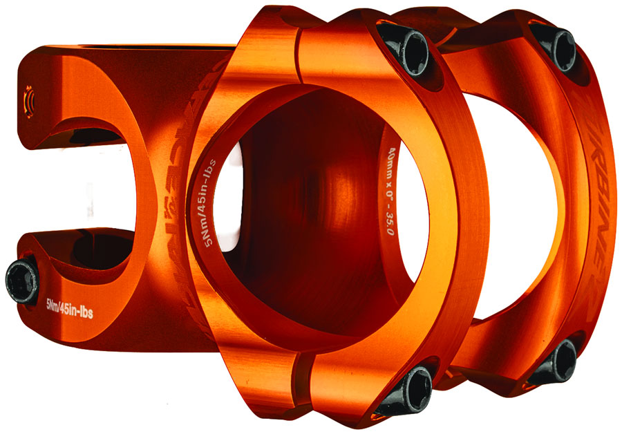 RaceFace Turbine R 35 Stem - 32mm, 35mm Clamp, +/-0, 1 1/8", Orange MPN: ST17TURR3532X0ORNG UPC: 821973377926 Stems Turbine R 35 Stem