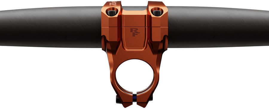 RaceFace Turbine Stem - 40mm, 35mm Clamp, +/-0, 1 1/8", Orange MPN: 947-00-021-03 UPC: 821973517148 Stems Turbine Stem