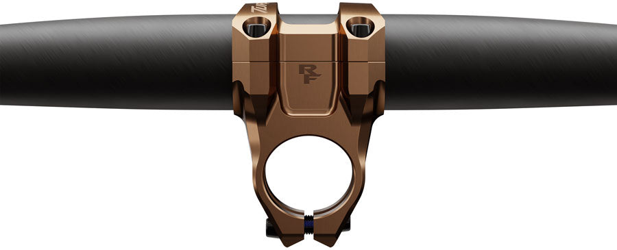 RaceFace Turbine Stem - 40mm, 35mm Clamp, +/-0, 1 1/8", Kashmoney Gold MPN: 947-00-021-04 UPC: 821973517100 Stems Turbine Stem