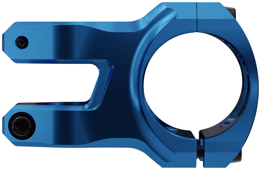 RaceFace Turbine Stem - 40mm, 35mm Clamp, +/-0, 1 1/8", Blue - Stems - Turbine Stem