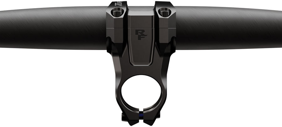 RaceFace Turbine Stem - 50mm, 35mm Clamp, +/-0, 1 1/8", Black MPN: 947-00-022-01 UPC: 821973517186 Stems Turbine Stem
