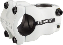 TruVativ Hussefelt Stem - 40mm, 31.8 Clamp, +/-0, 1 1/8", Aluminum, White - Stems - Hussefelt Stem