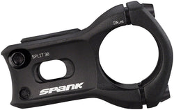 Spank Split Stem - 38mm, 31.8 Clamp, +/-0, 1 1/8", Aluminum, Black - Stems - Split Stem