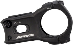 Spank Split 35 Stem - 40mm, 35 Clamp, +/-0, 1 1/8", Aluminum, Black - Stems - Split Stem